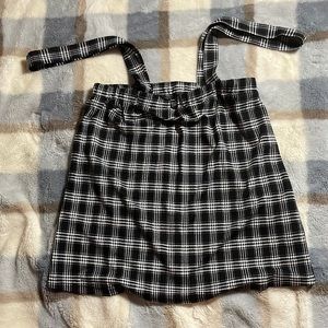 Shein skirt with suspenders